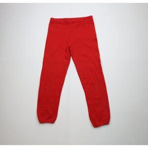Vintage 70s Russell Athletic Mens Medium Faded Blank Sweatpants Joggers Red USA